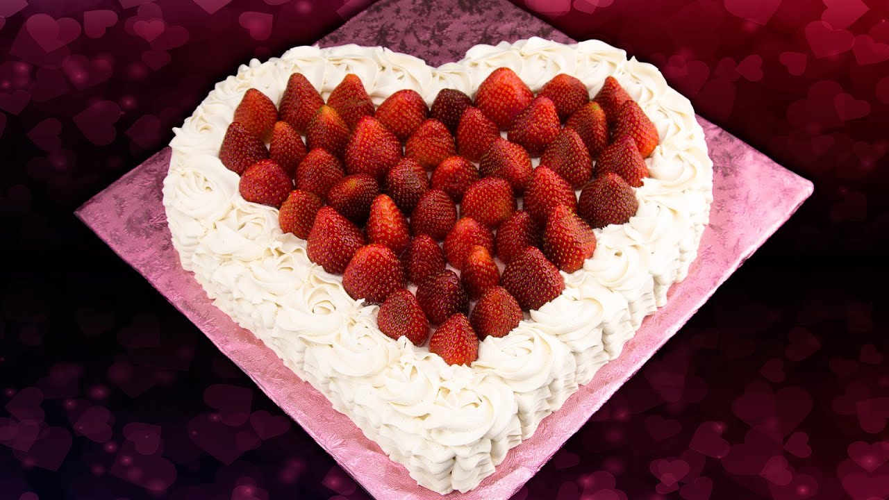Heart Shaped Cake: Valentine's Day Cake from Cookies Cupcakes and Cardio