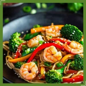 Shrimp Stir Fry with Noodles