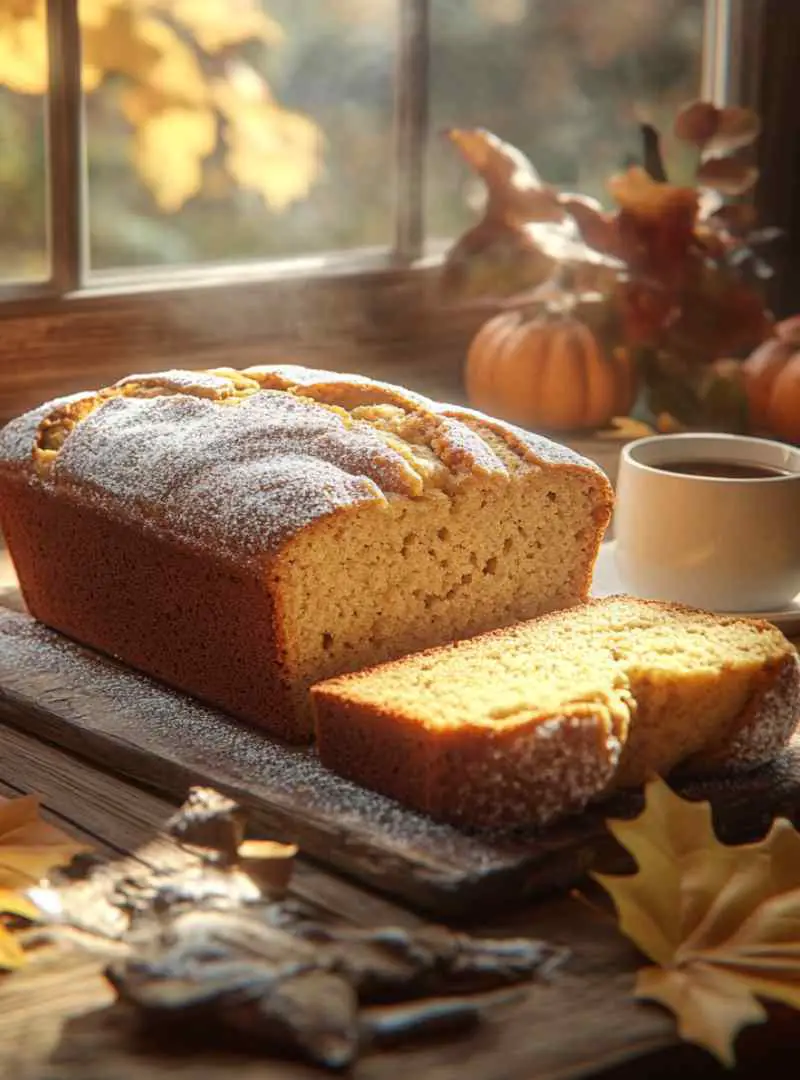 cinnamon sugar pumpkin bread