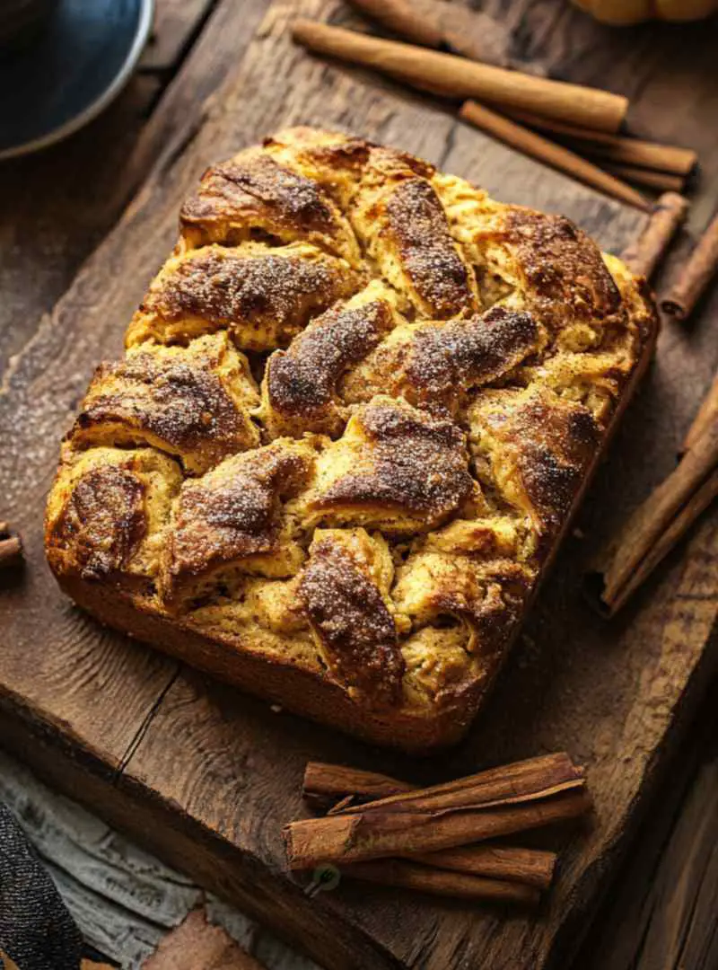 pumpkin spice pull apart bread