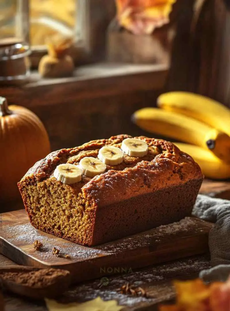 pumpkin banana bread