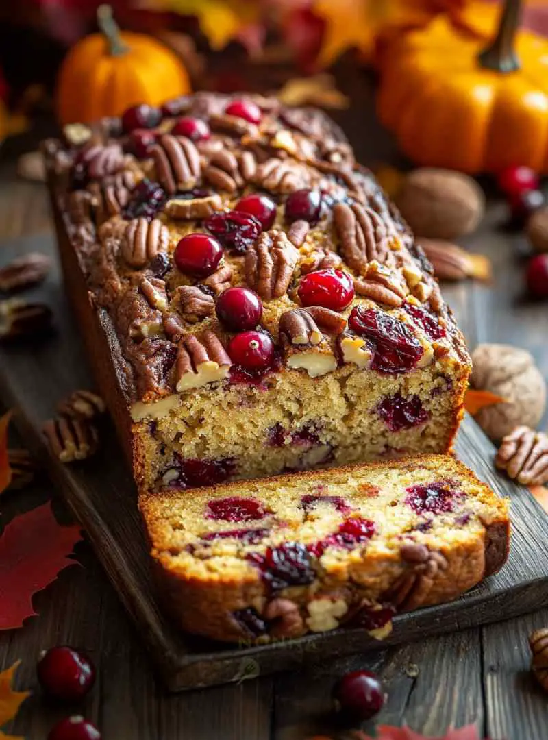 cranberry pecan pumpkin bread