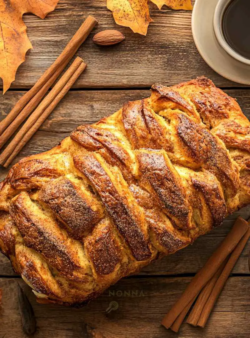 pumpkin spice pull apart bread