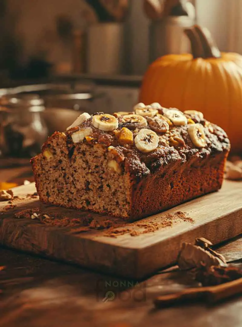 pumpkin banana bread