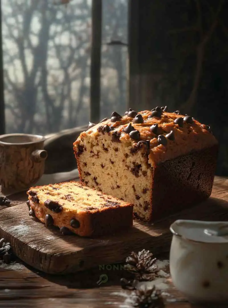 moist chocolate chip pumpkin bread