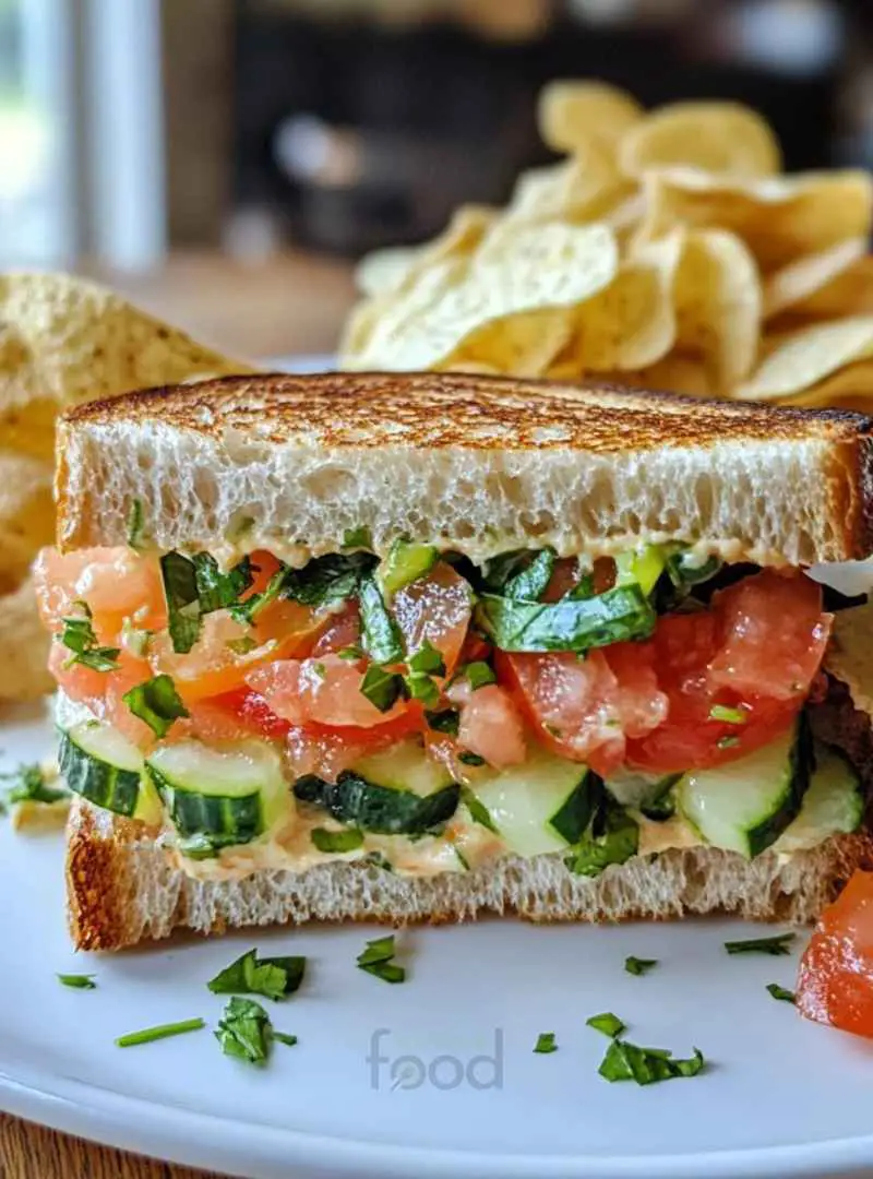 Chopped Salad Sandwich