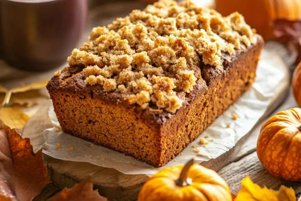 Pumpkin Bread with Crumb Topping: A Delicious Fall Treat