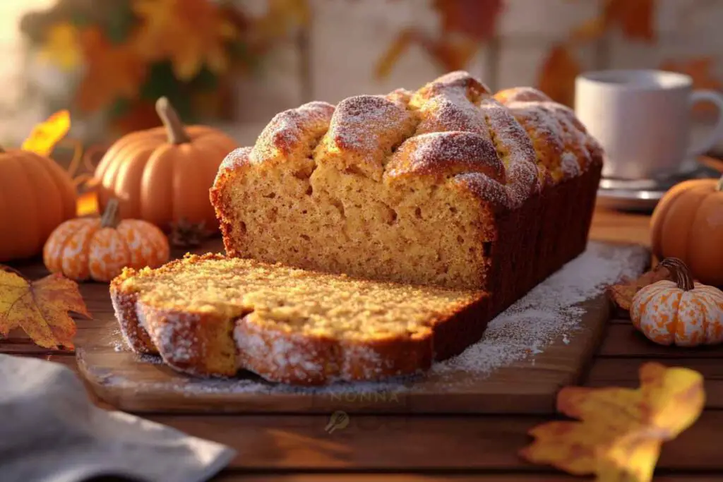 cinnamon sugar pumpkin bread