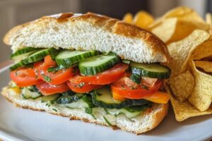 Chopped Salad Sandwich