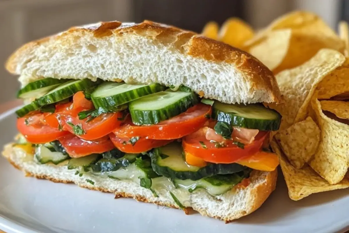 Chopped Salad Sandwich