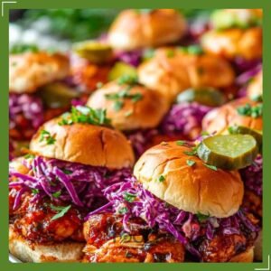 BBQ Chicken Sliders