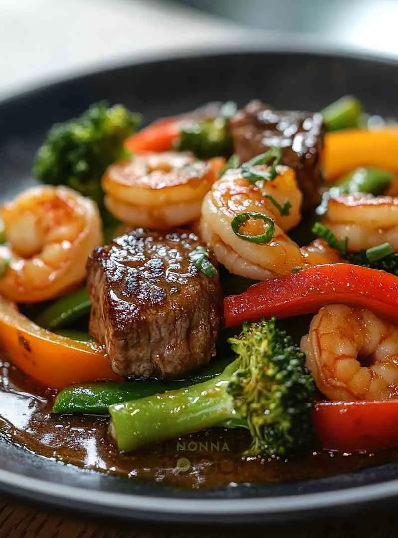 Steak and Shrimp Stir Fry 