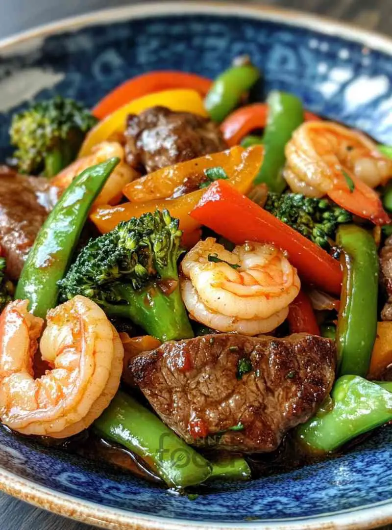 Steak and Shrimp Stir Fry 