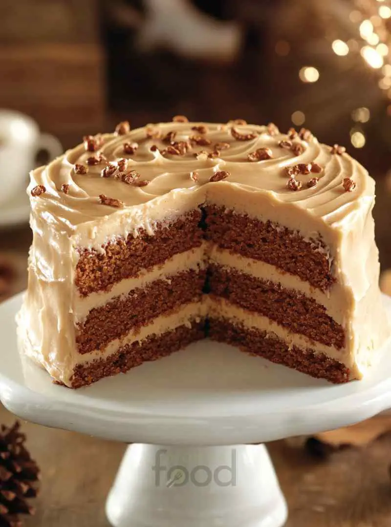 Spice Cake With Maple Icing