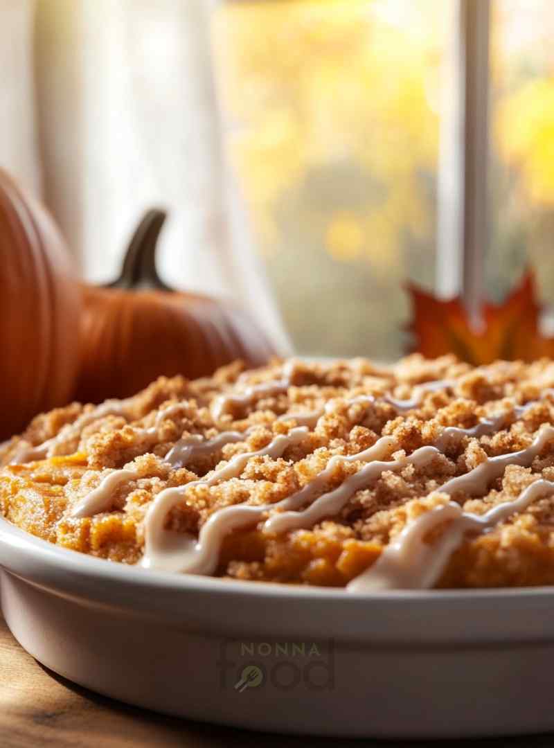 Pumpkin Coffee Cake with Crumb Topping - Sally's Baking Addiction