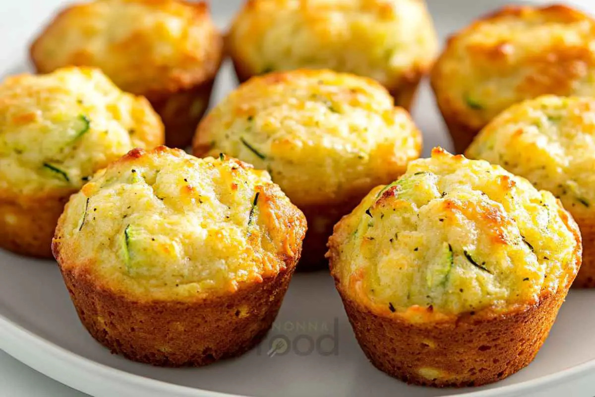 Parmesan Zucchini Potato Muffins