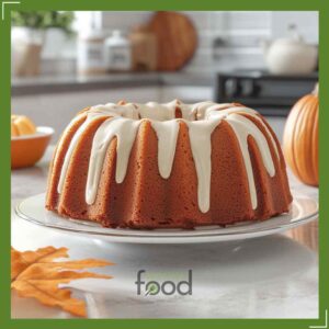 The Best Pumpkin Bundt Cake - Topped with Cream Cheese Glaze