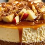 Easy Caramel Apple Cheesecake is a delicious treat