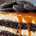 Easy No Bake Salted Caramel Oreo Icebox Cake Recipe