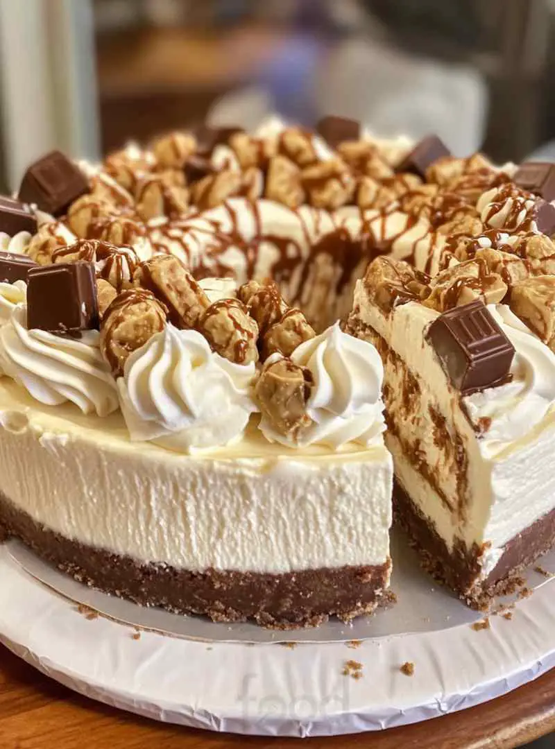 White Chocolate Reese's Dream Cheesecake is divine10