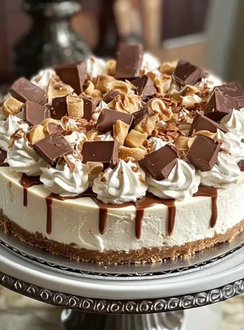 White Chocolate Reese's Dream Cheesecake is divine10