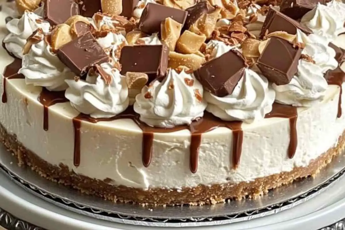 White Chocolate Reese's Dream Cheesecake is divine10