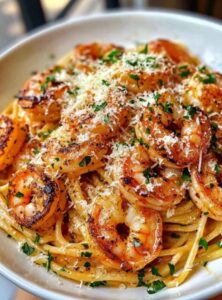 Garlic Butter Shrimp Pasta