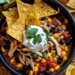 CROCKPOT CHICKEN TACO SOUP