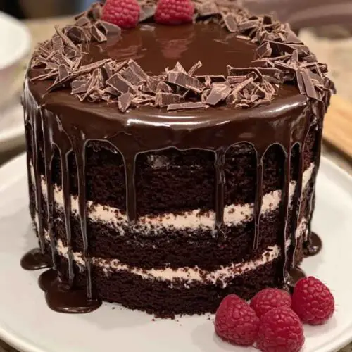 Decadent Chocolate Ganache Cake