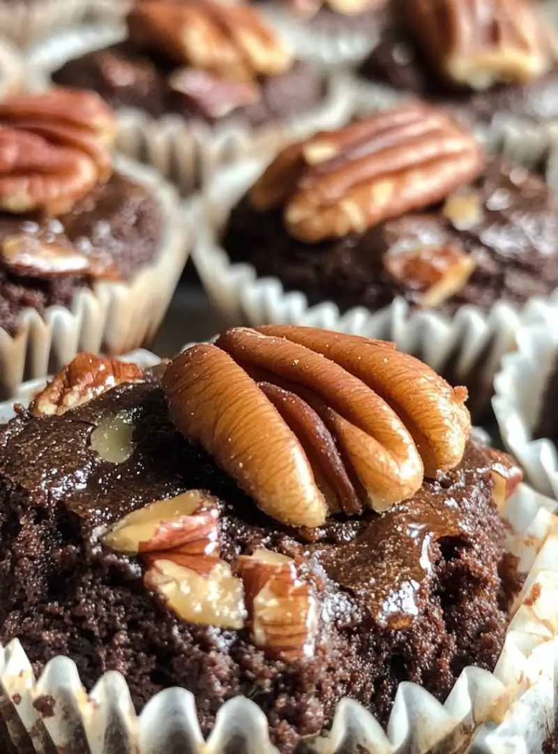 Pecan Pie Brownie Bites