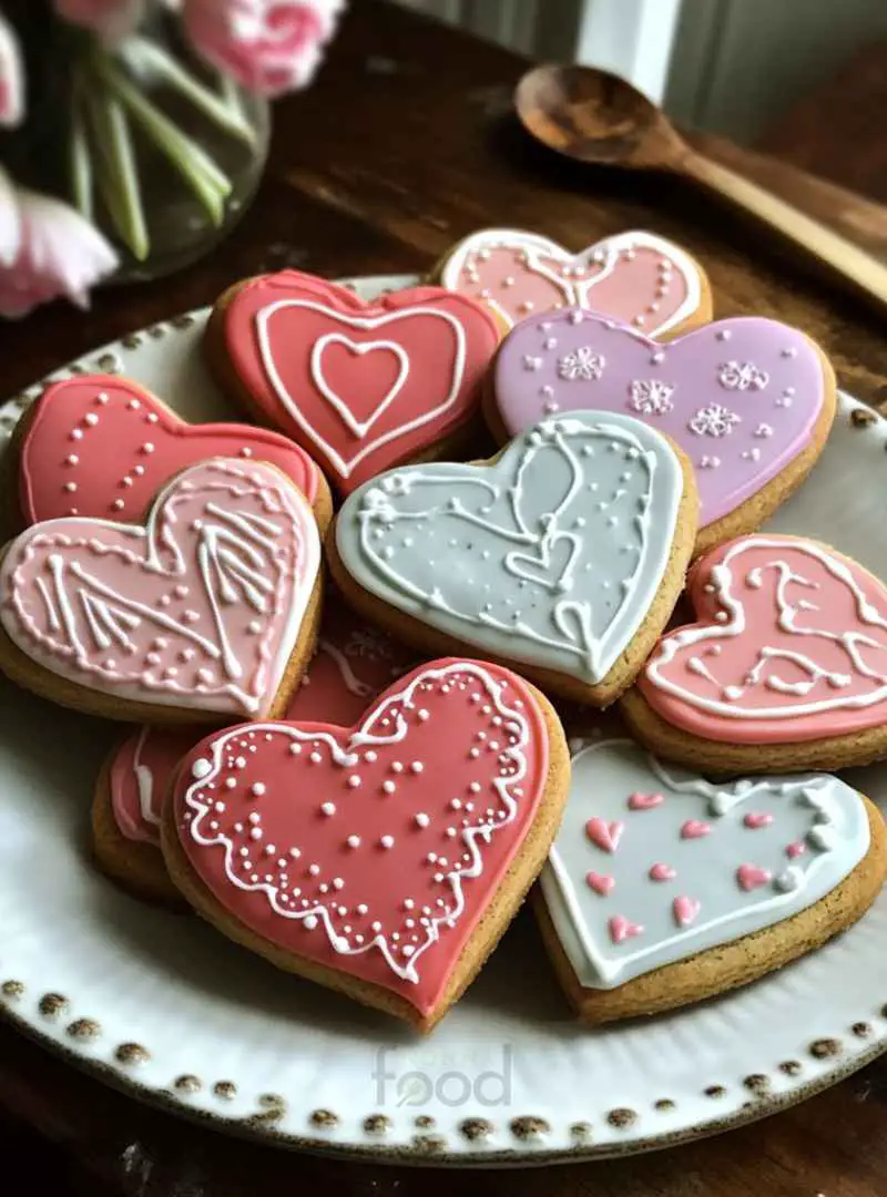 Valentine Cookies Decorated