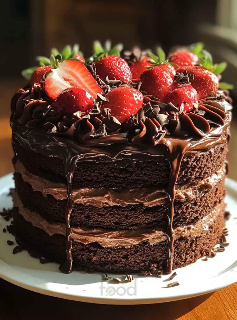 Chocolate Valentine’s Day Cake