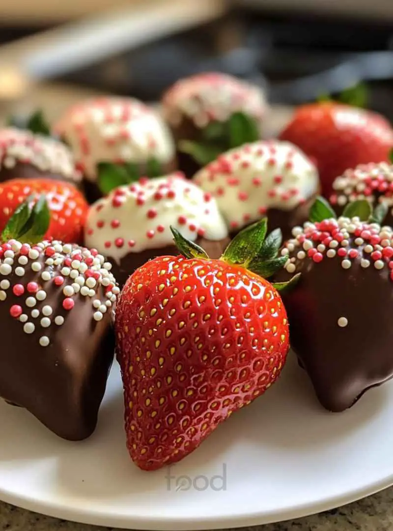 Valentine Strawberries Dipped