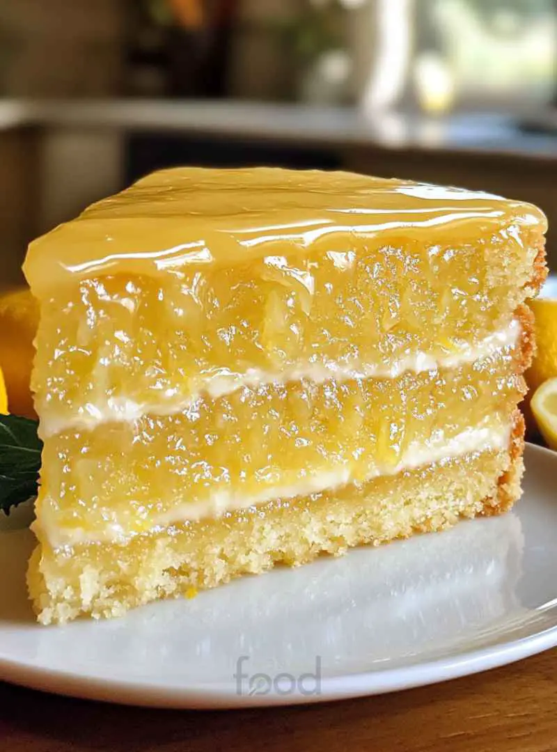 Meyer Lemon Delight Cake