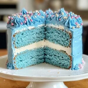 Blue Vintage Cake