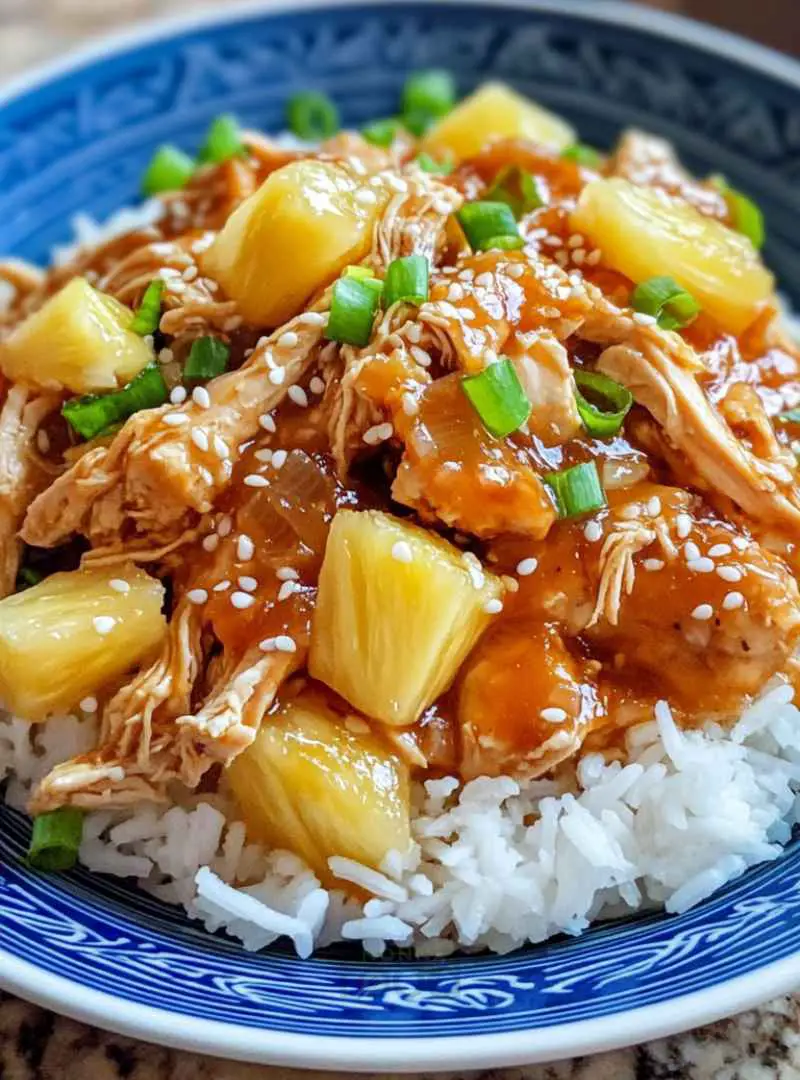 Sweet Hawaiian Crockpot Chicken