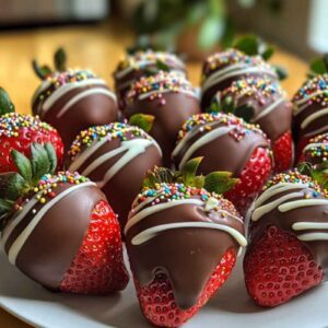 Chocolate-Covered Strawberries for Valentine's Day