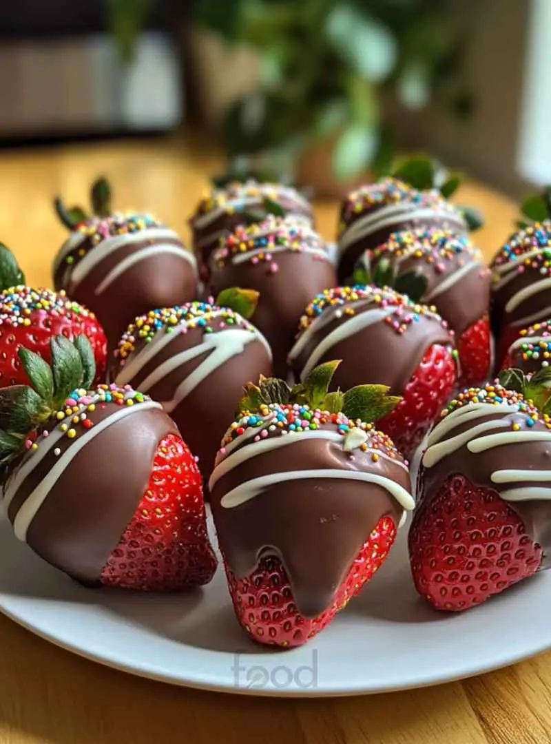 Chocolate-Covered Strawberries for Valentine's Day