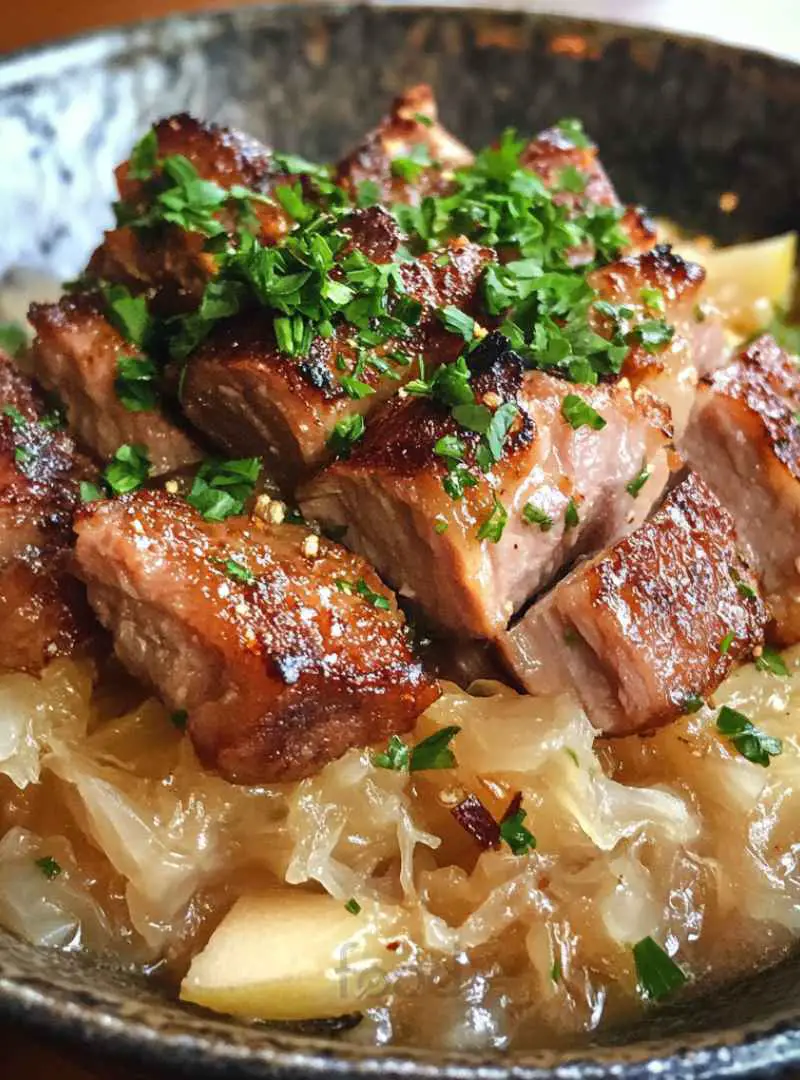 PORK AND SAUERKRAUT 