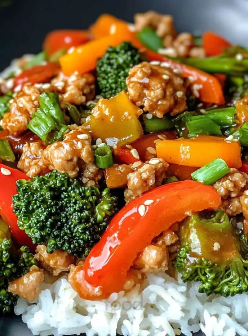 GROUND TURKEY STIR-FRY