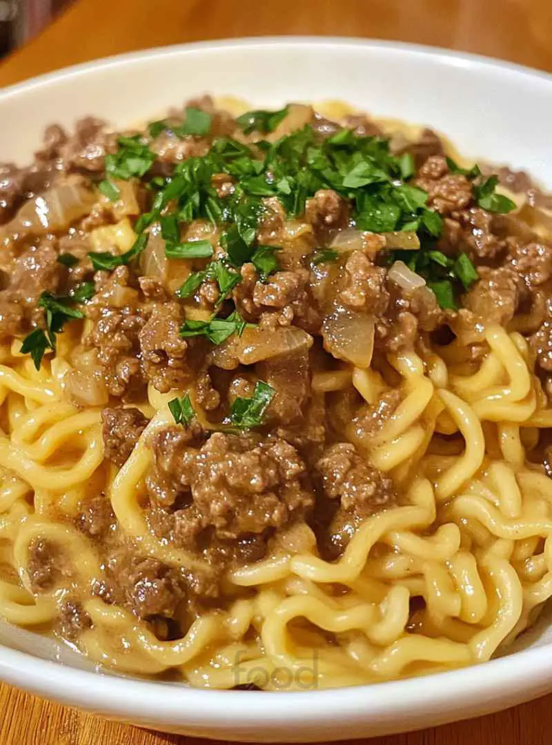  GROUND BEEF STROGANOFF