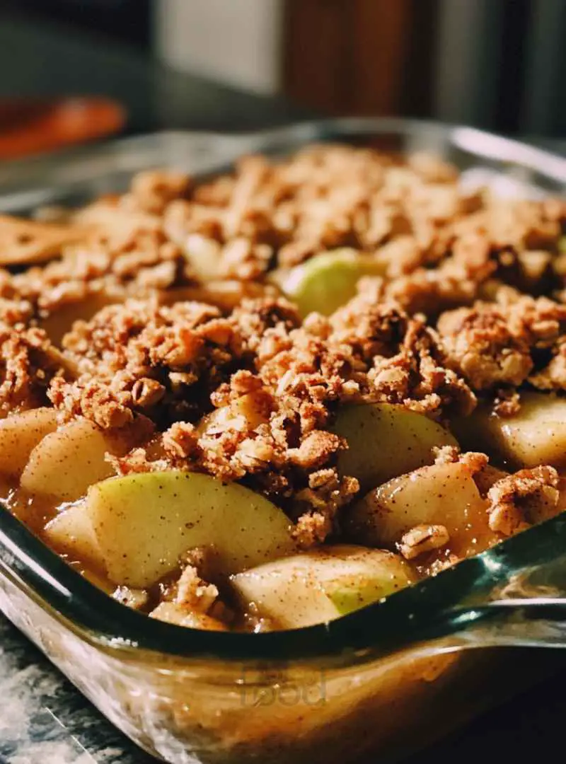 Winter Spiced Apple Crisp