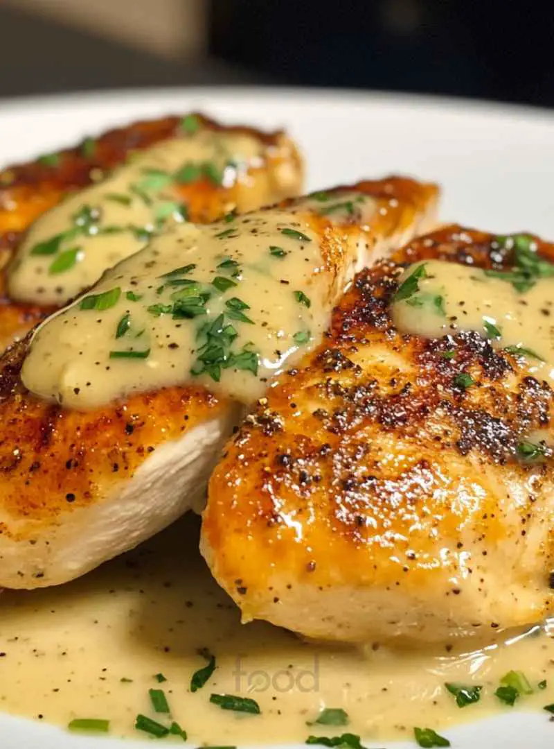 Indulge in Chicken with Boursin Sauce with Garlic and Fine Herbs for a creamy, flavorful dish that's easy to make and irresistible!