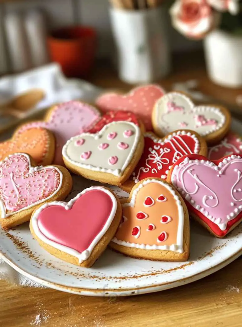 Valentine Cookies Decorated