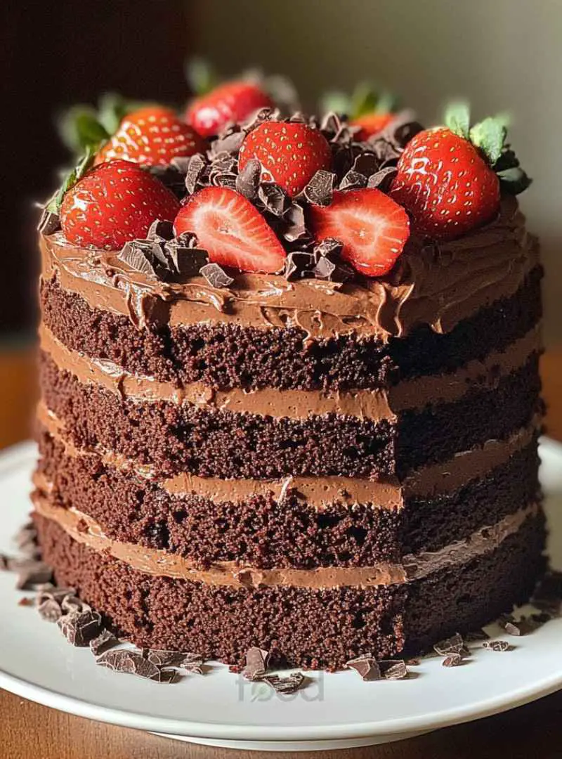 Chocolate Valentine’s Day Cake