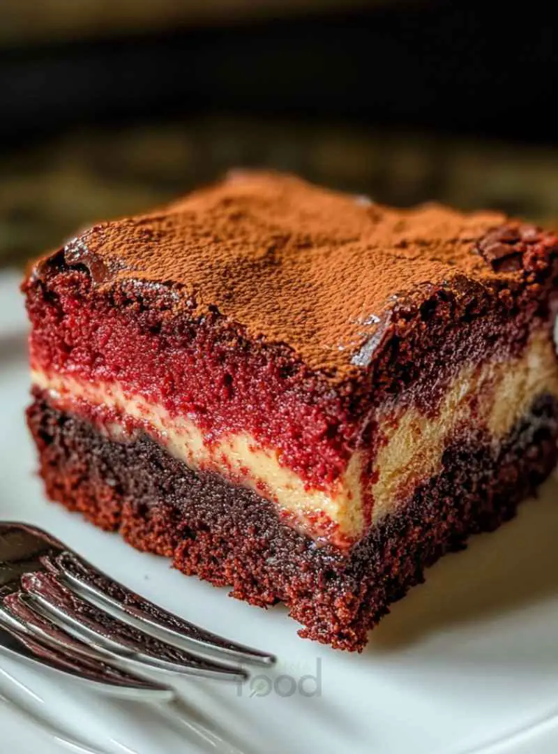 Red Velvet Cheesecake Brownies