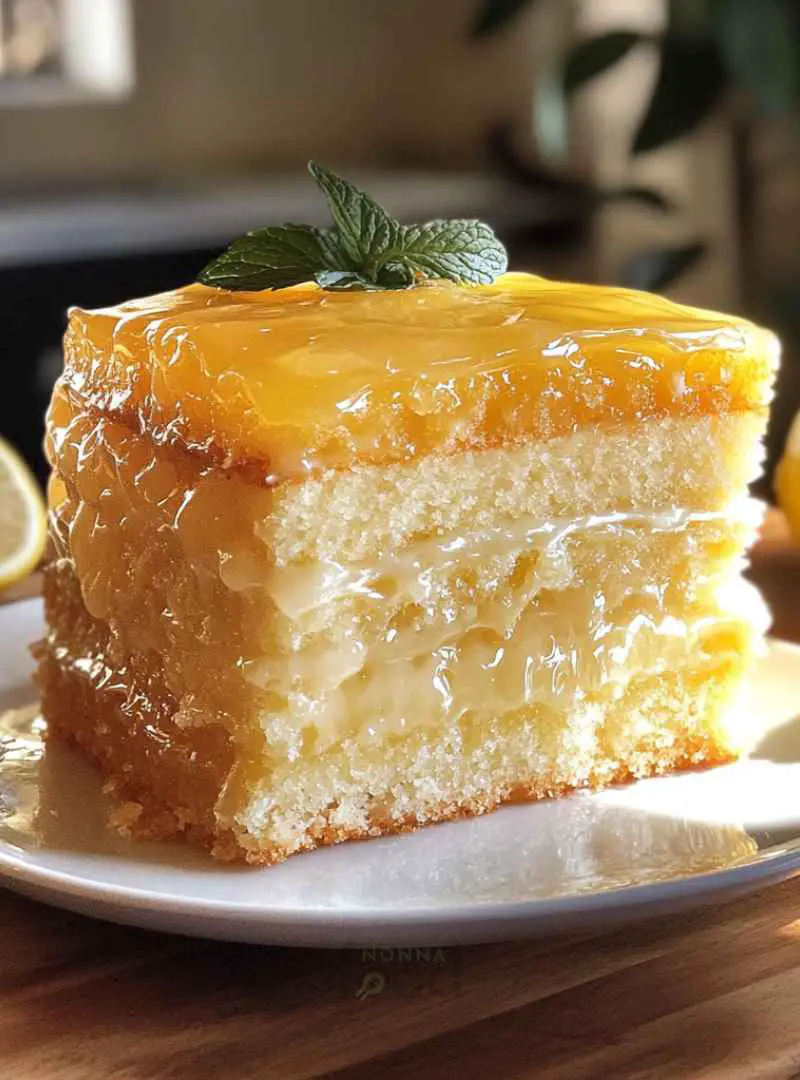 Meyer Lemon Delight Cake