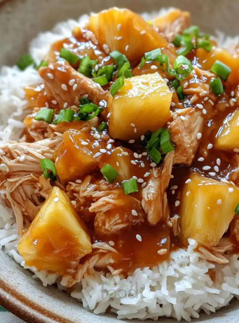 Sweet Hawaiian Crockpot Chicken