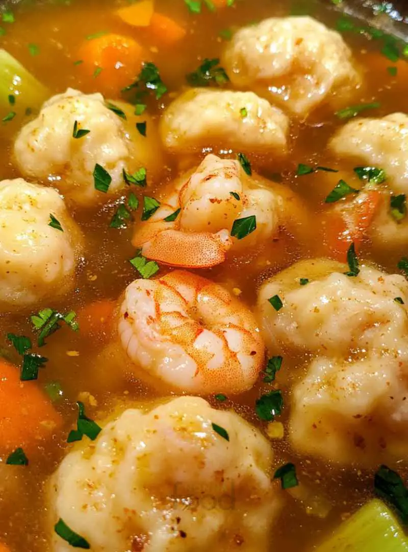 Shrimp and Dumplings