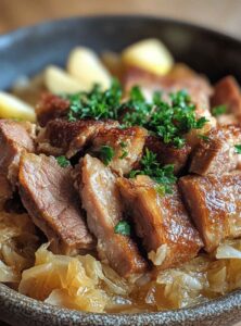 PORK AND SAUERKRAUT
